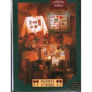 Debbie Mumm Farmers Market Sewing Pattern Garden Sampler Wallhanging Vintage